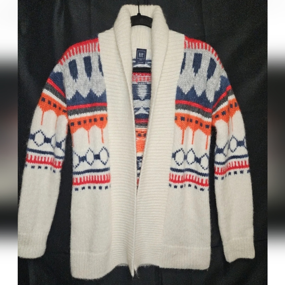 Gap Aztec Open Cardigan XS Small